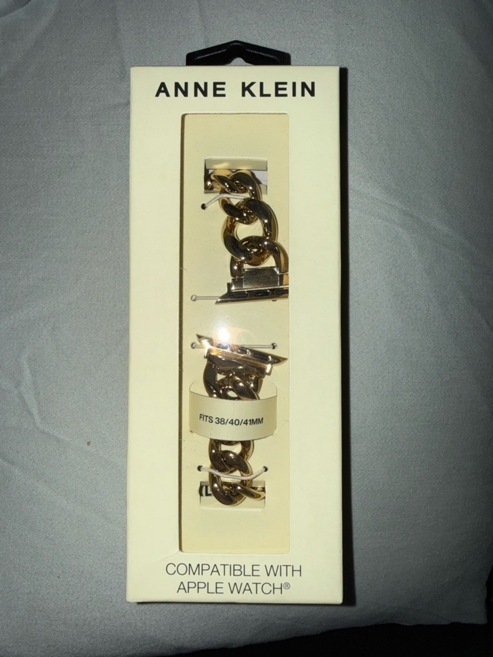 Anne Klein Gold Replacement Band for Apple Watch
